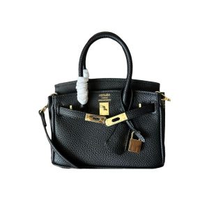 H BIRKIN 20 TOGO BLACK 20CM