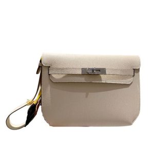 H KELLY DEPECHES 25 POUCH BEIGE 25CM