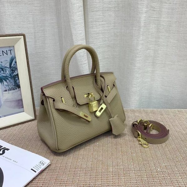 H BIRKIN MINI GOLD HARDWARE EPSOM BEIGE 20CM