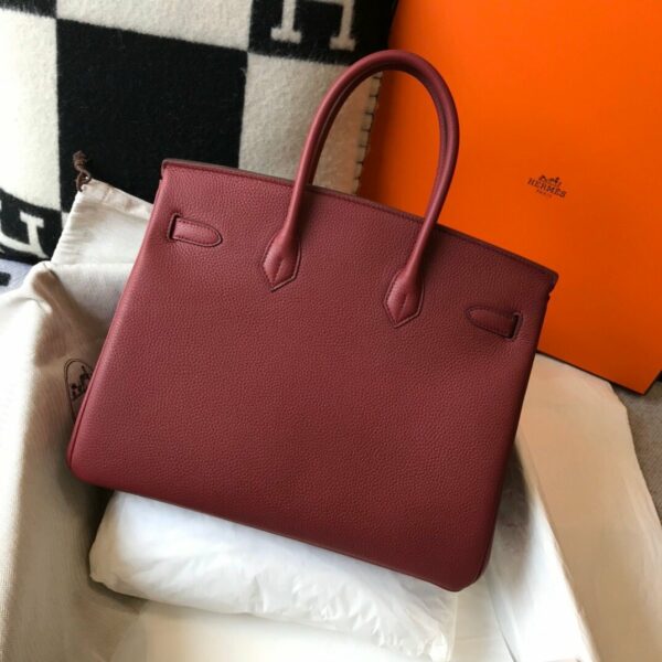 Hermes Birkin Garnet Red Clemence With Gold Hardware Bag For Women, Women’s Handbags, Shoulder Bags 30cm/12in