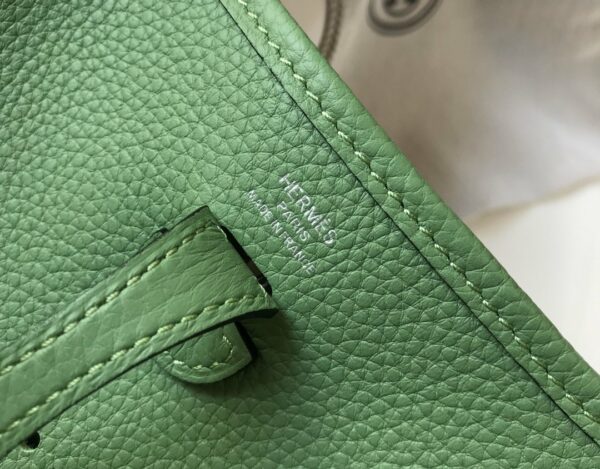 Hermes Evelyne 16 Amazone Bag Green With Silver-Toned Hardware For Women, Women’s Shoulder And Crossbody Bags 6.3in/16cm