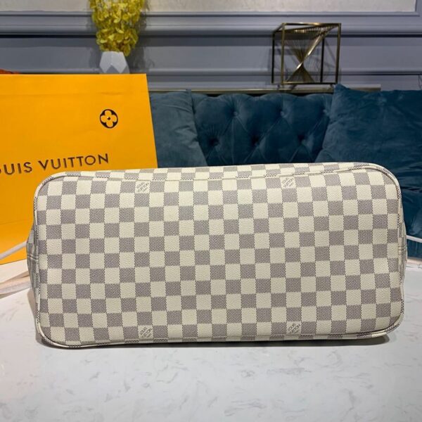 Louis Vuitton Neverfull GM Tote Bag Damier Azur Canvas Beige For Women, Women’s Handbags, Shoulder Bags 15.4in/39cm LV N41360