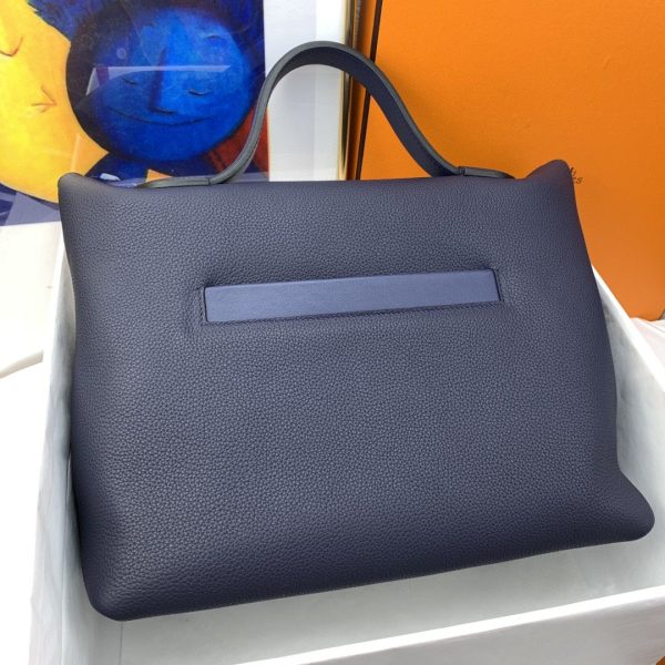 Hermes 24/24 Evercolor Swift Navy Blue For Women, Women’s Handbags, Shoulder Bag 11.4in/29cm