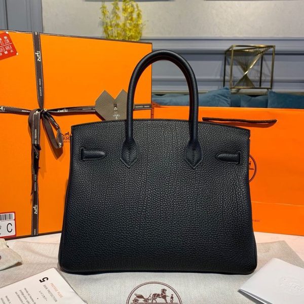 Hermes Birkin 30 Togo Black Bag For Women, Women’s Handbags 11.8in/30cm