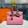 Hermes Birkin Pink Semi Handstitched With Gold Toned Hardware For Women 30cm/11.8in