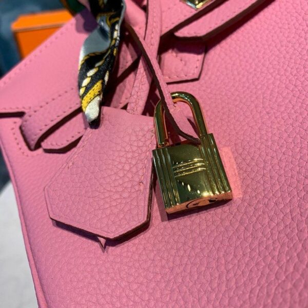 Hermes Birkin Pink Semi Handstitched With Gold Toned Hardware For Women 30cm/11.8in