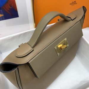 Hermes 24/24 Clemence Swift Light Brown For Women, Women’s Handbags, Shoulder Bags 11.4in/29cm