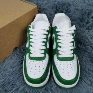  Nike Air Force 1 Low x Louis Vuitton Virgil Abloh ‘White Green’ For Men