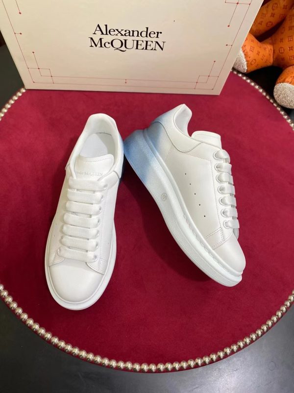 Alexander McQueen Oversized Sneaker White/Blue For Men