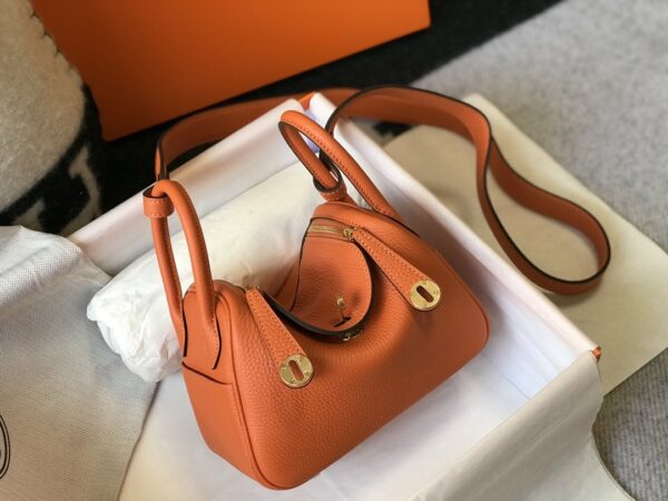 Hermes Crossbody Bag 19cm Orange