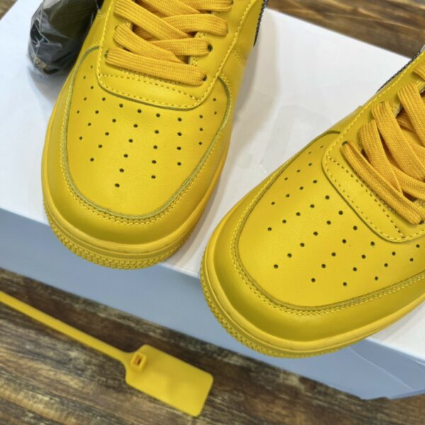 NK Off White x Yellow AR.FRC 1 Low “University Gold” For Men DD1876