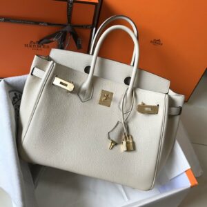 Hermes Birkin Cream With Gold Hardware Bag For Women, Women’s Handbags, Shoulder Bags 30cm/12in