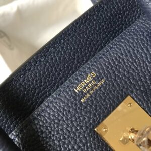 Hermes Birkin Dark Blue For Women Gold-Toned Hardware 11in/30cm