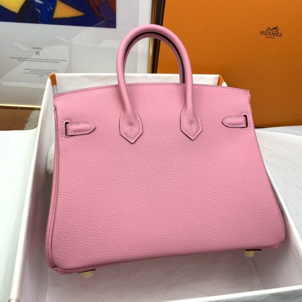 Hermes Birkin Nata Swift Pink For Women Gold Toned Hardware 10in/25cm