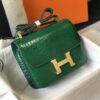 Hermes Constance 23 Pattern Crocodile Green For Women, Women’s Handbags, Shoulder Bag 9in/23cm