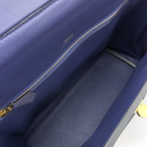 Hermes 24/24 Evercolor Swift Navy Blue For Women, Women’s Handbags, Shoulder Bag 11.4in/29cm