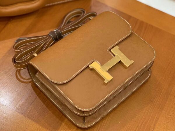 Hermes Constance 23 Epsom Brown For Women, Women’s Handbags, Shoulder Bags 9in/23cm