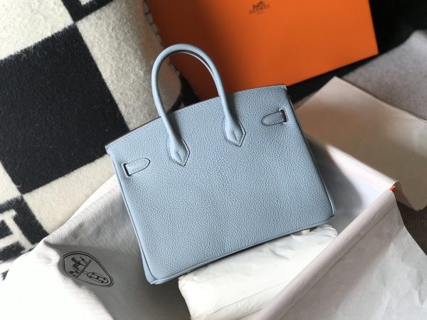 Hermes Birkin Blue Jean For Women Gold-Toned Hardware 11in/30cm