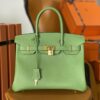 Hermes Birkin Nata Swift Green For Women Gold Toned Hardware 11.8in/30cm