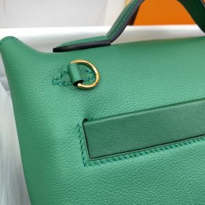 Hermes 24/24 Mini Evercolor Swift Green For Women, Women’s Handbags, Shoulder Bag 8.2in/21cm