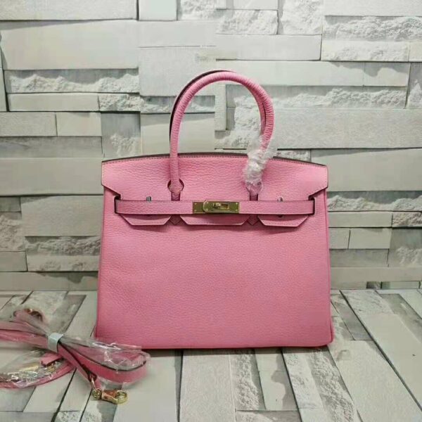 Hermes Birkin Pink For Women Gold Toned Hardware 14in/35cm 