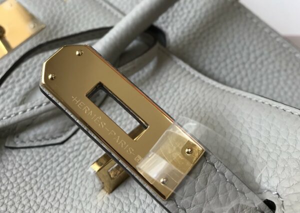 Hermes Birkin White For Women Gold-Toned Hardware 11in/30cm