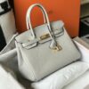 Hermes Birkin White For Women Gold-Toned Hardware 11in/30cm