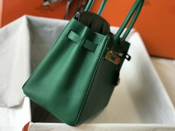 Hermes Birkin Green For Women Gold-Toned Hardware 11in/30cm