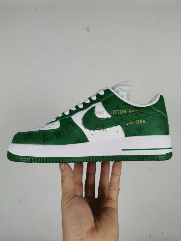  Nike Air Force 1 Low x Louis Vuitton Virgil Abloh ‘White Green’ For Men