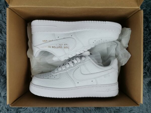  Nike Air Force 1 Low x Louis Vuitton Virgil Abloh ‘White’ For Men CT1741-101