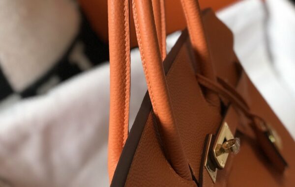 Hermes Birkin Orange Togo Gold Hardware Bag For Women, Women’s Handbags, Shoulder Bags 30cm/12in