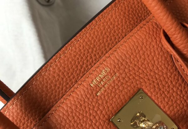 Hermes Birkin Orange Togo Gold Hardware Bag For Women, Women’s Handbags, Shoulder Bags 30cm/12in