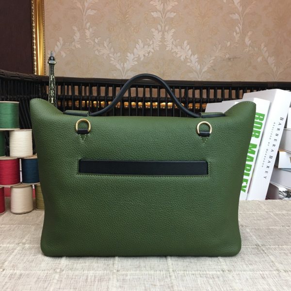 Hermes 24/24 Clemence Swift Green Gold Toned Hardware For Women, Women’s Handbags, Shoulder Bags 11.4in/29cm