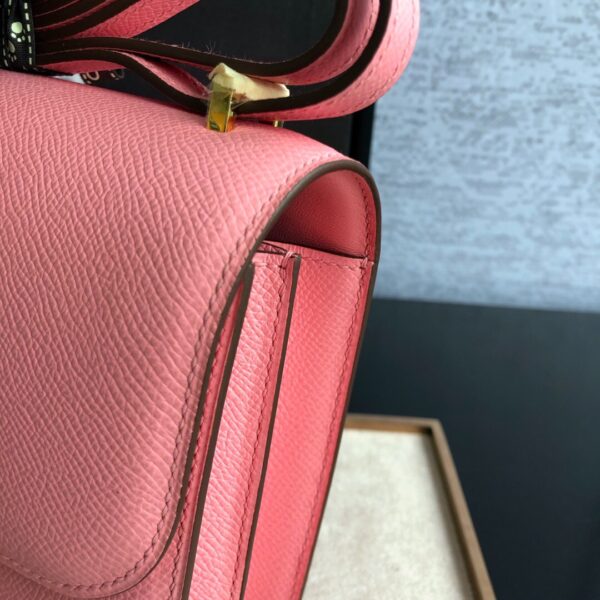 Hermes Constance 23 Epsom Pink For Women, Women’s Handbags, Shoulder Bags 9in/23cm