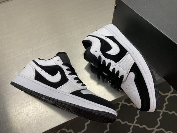  Nike Air Jordan 1 Low ‘White Black’ For Men