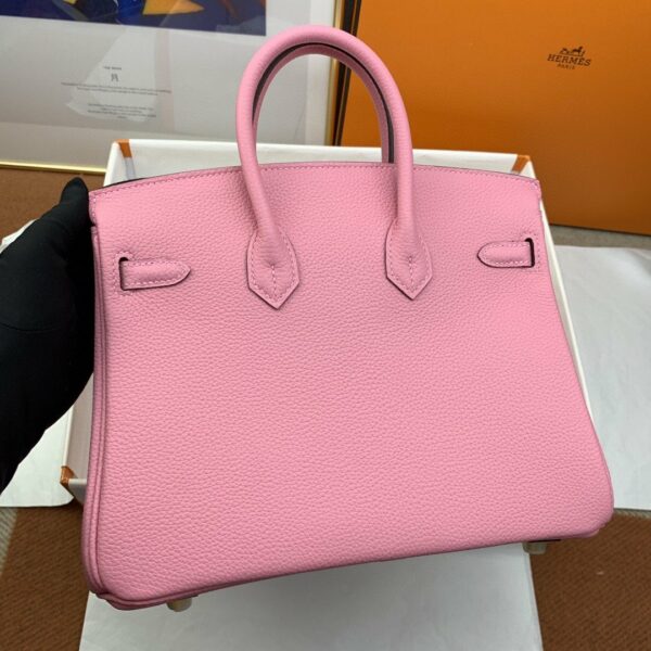 Hermes Birkin Nata Swift Pink For Women Gold Toned Hardware 10in/25cm