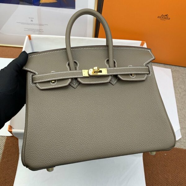 Hermes Birkin Nata Swift Brown For Women Gold Toned Hardware 10in/25cm