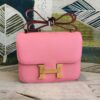 Hermes Constance Pink For Women Gold Toned Hardware 9.5in/24cm