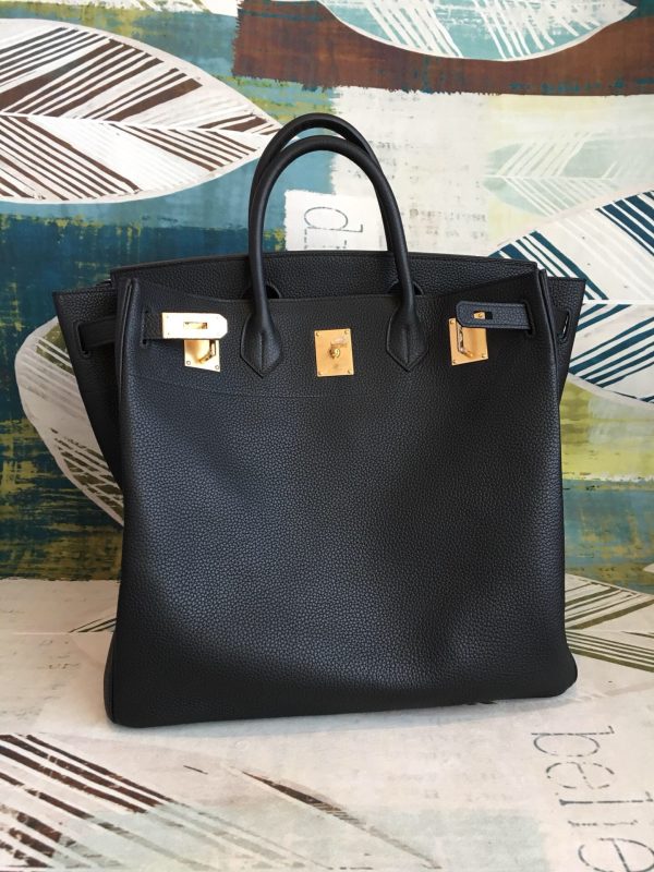 Hermes Birkin Black  For Women Gold Toned Hardware 16.5in/42cm