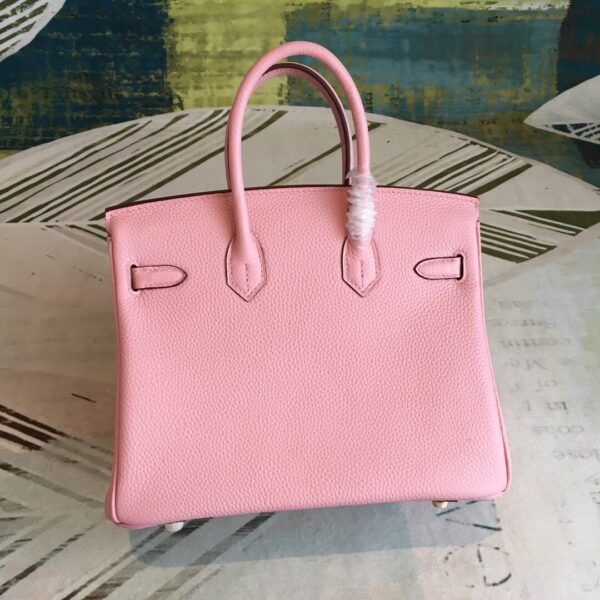 Hermes Birkin Light Pink For Women Gold Toned Hardware 9.8in/25cm