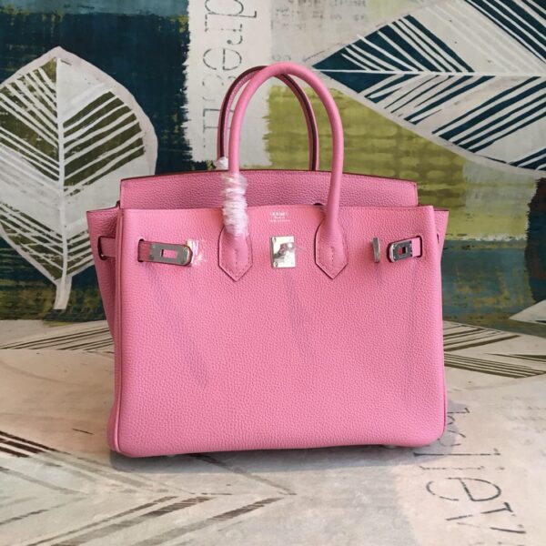 Hermes Birkin Pink For Women Silver-Toned Hardware 11in/30cm