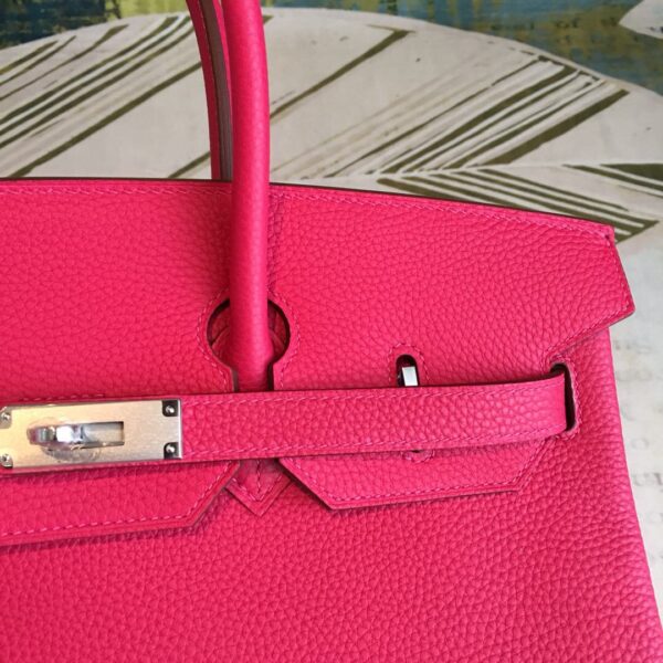 Hermes Birkin Rose Purple For Women Silver Toned Hardware 13.8in/35cm