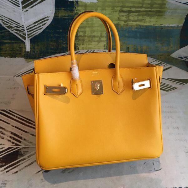 Hermes Birkin Yellow For Women Gold Toned Hardware 11in/30cm