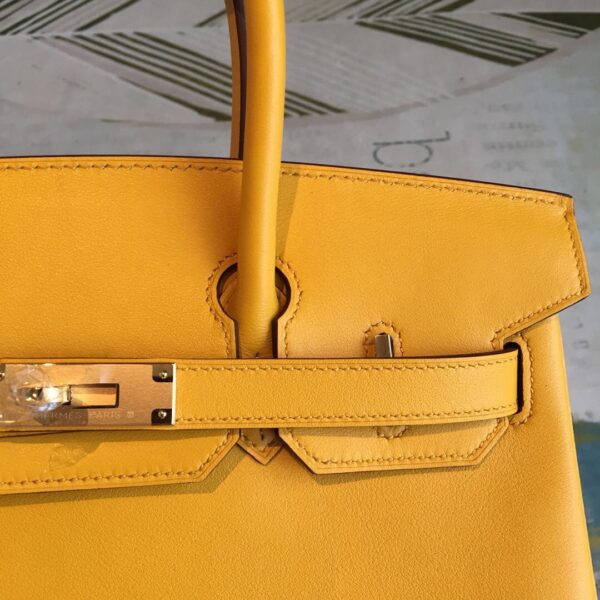 Hermes Birkin Yellow For Women Gold Toned Hardware 11in/30cm