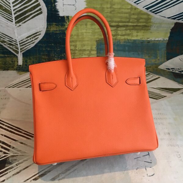 Hermes Birkin Orange For Women Gold Toned Hardware 11in/30cm