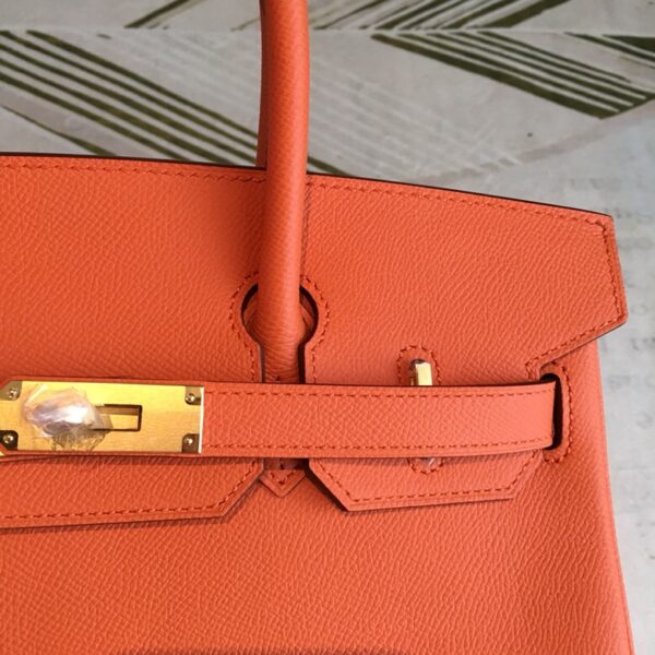 Hermes Birkin Orange For Women Gold Toned Hardware 11in/30cm