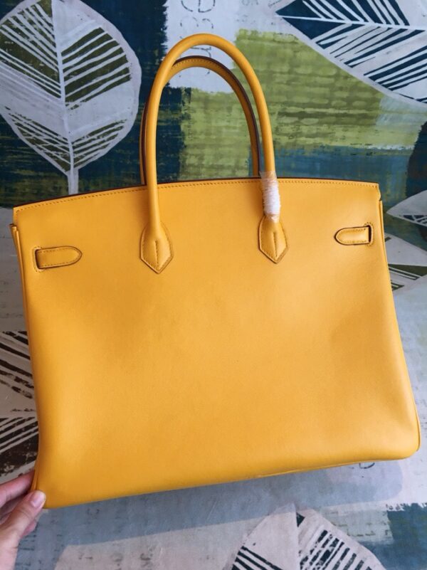 Hermes Birkin Yellow For Women Gold Toned Hardware 11.8in/30cm