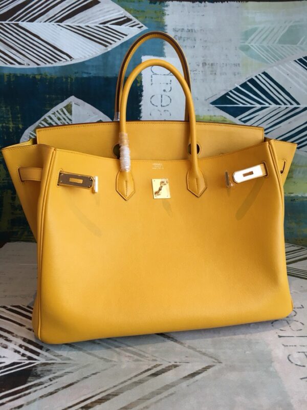 Hermes Birkin Yellow For Women Gold Toned Hardware 11.8in/30cm