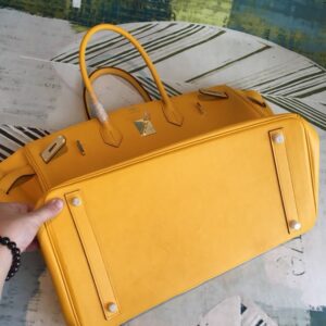 Hermes Birkin Yellow For Women Gold Toned Hardware 11.8in/30cm