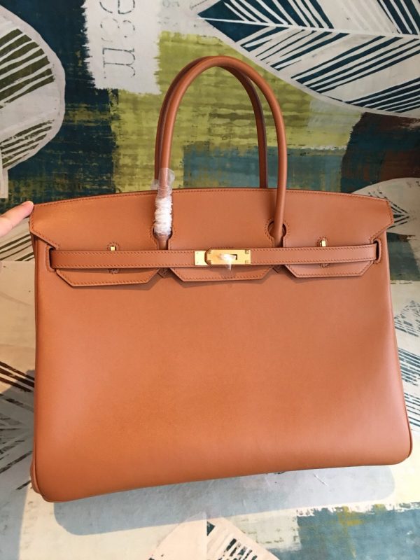 Hermes Birkin Brown For Women Gold Toned Hardware 11.8in/30cm